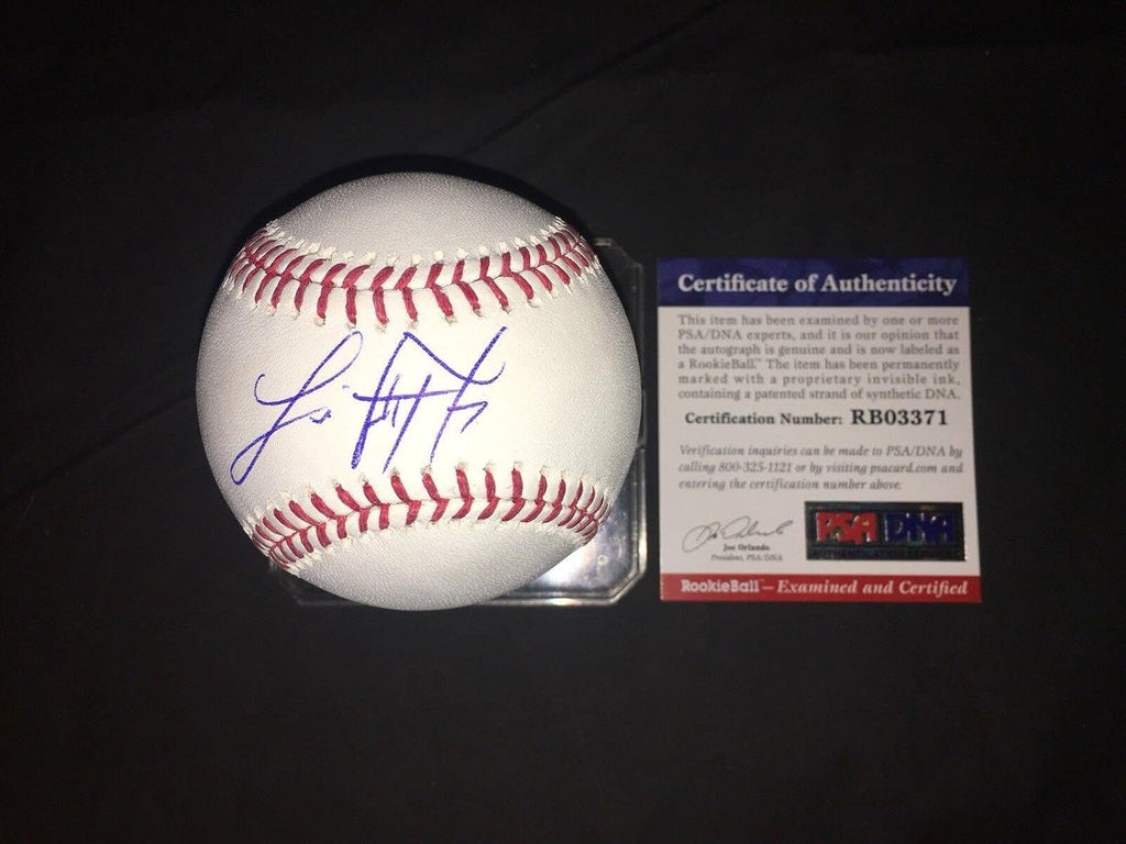 Luis Ortiz Signed Official Major League Baseball Baltimore Orioles RB PSA - Autographed Baseballs
