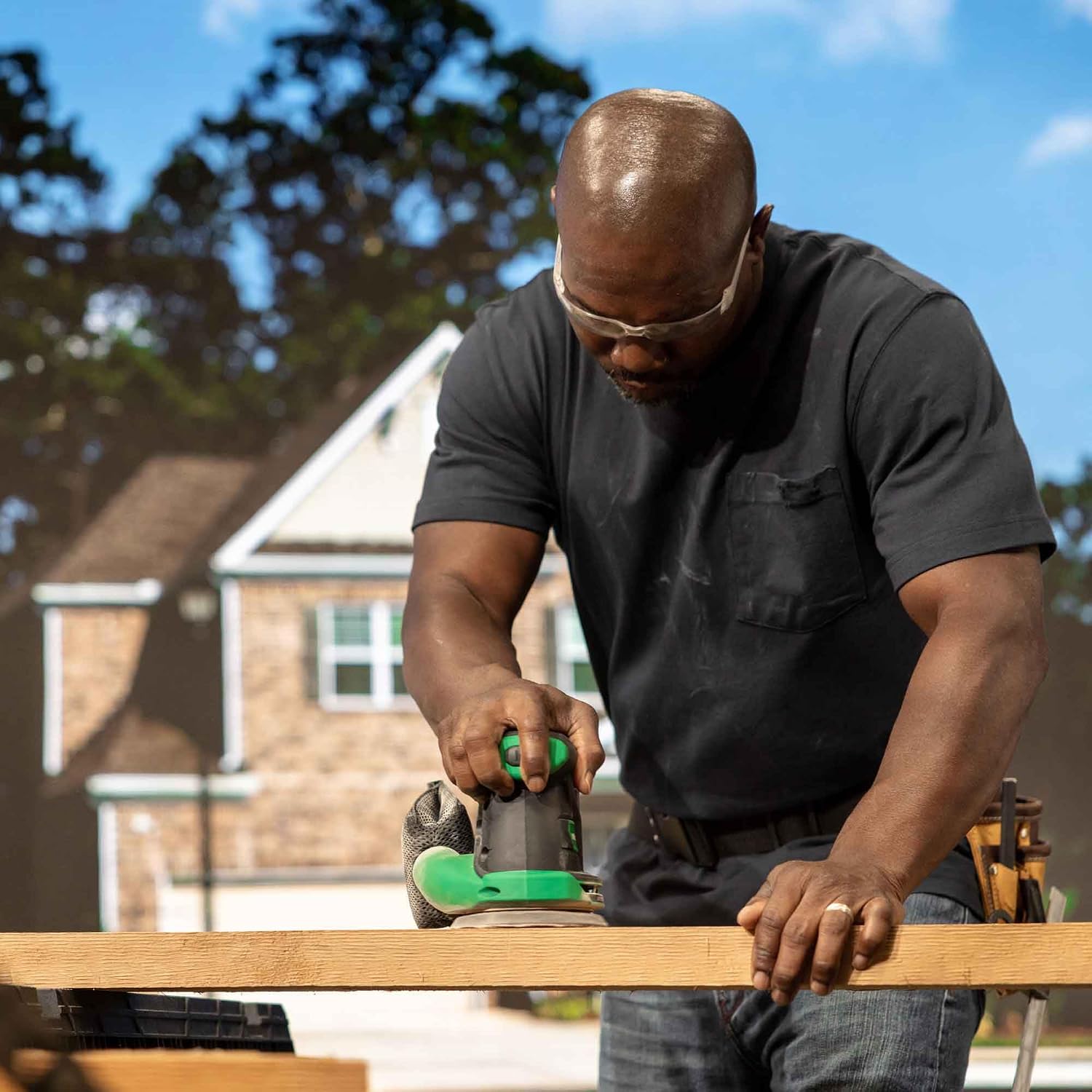 Metabo HPT 18V Cordless 5-Inch Random Orbital Sander, Best-in-Class Sanding Performance & Dust Collection, 6 Speed Settings, Lightweight Design, Multi-Use for Metal & Wood, Tool, Body Only, SV1813DAQ4