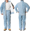 Work Overall Uniform Men Women Working Coveralls Welding Suit Workshop Mechanical Uniform Work Clothes Warehouse Suit,Blue,L