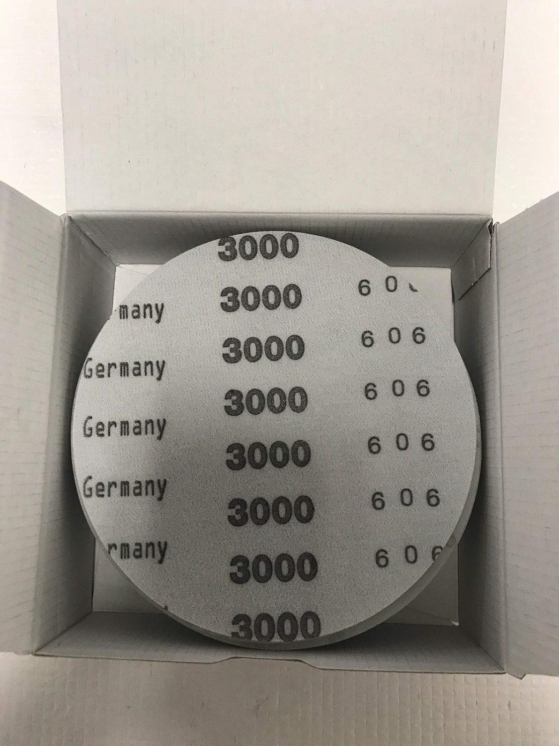 5 Star Sanding DISC, 6' Combo - 1500, 2000, 2500, and 3000 GRIT - Hook and Loop Disc (50 Pieces Per Box) Auto Body