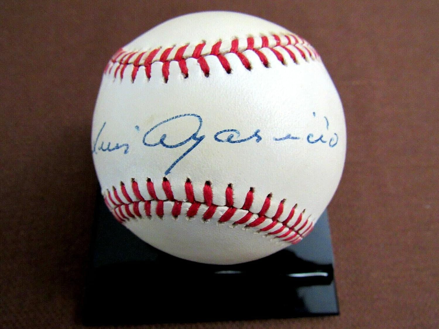 Luis Aparicio Chicago Sox Orioles Hof Signed Auto Vintage Oal Baseball Jsa - Autographed Baseballs