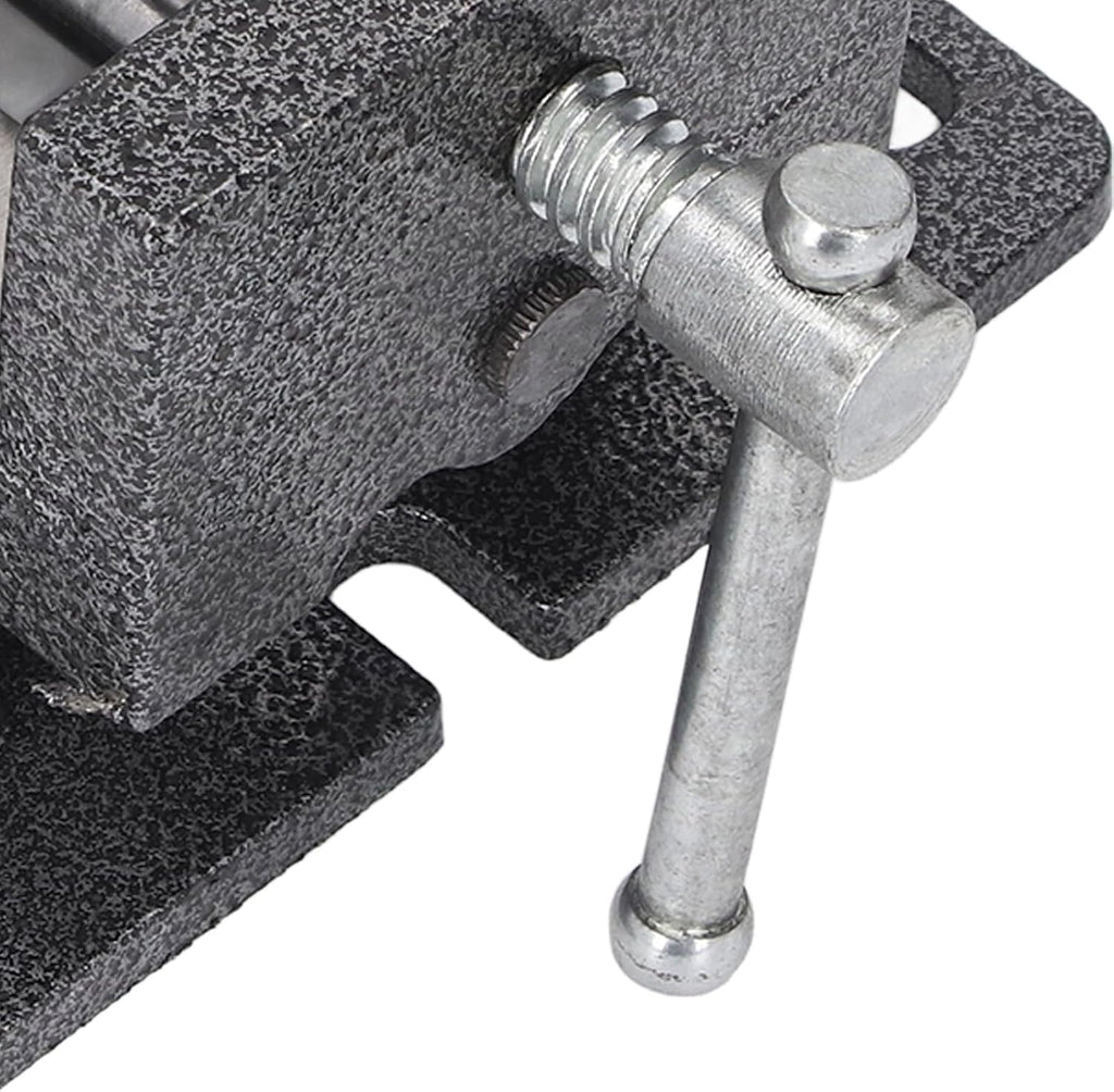 4 Inch Bench Vise,90 Degree Tilting Angle Vice Crossed V Groove Removable Jaw Adjustable Table Vise Clamp