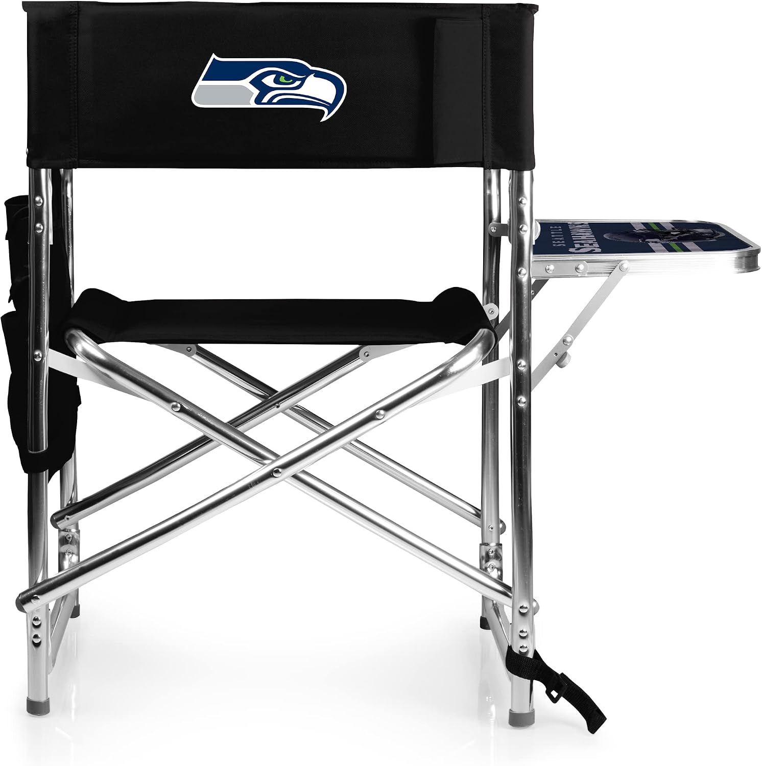 Picnic TIME NFL Unisex-Adult NFL Sports Chair with Side Table, Beach Chair, Camp Chair for Adults