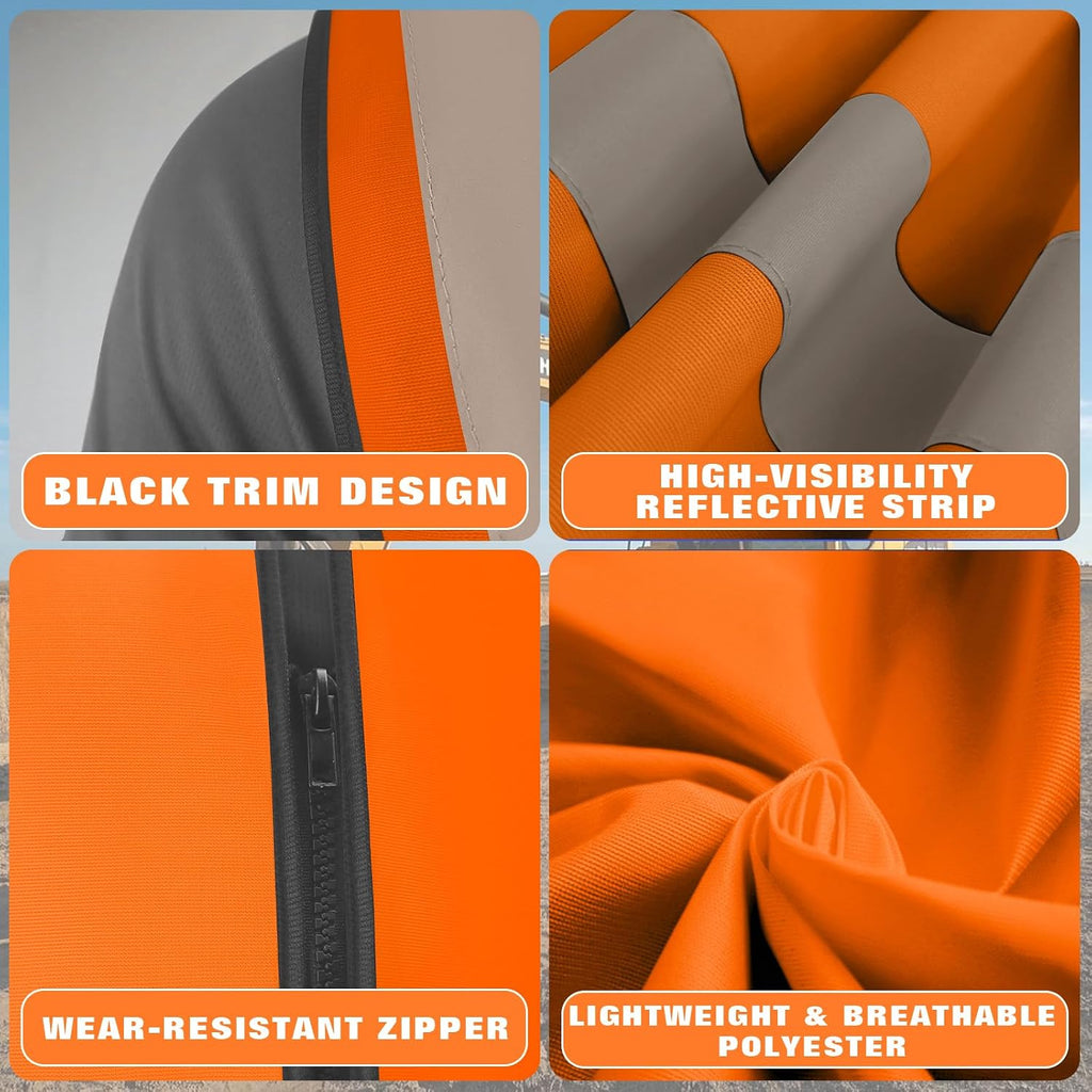 BeautyWill Bulk Custom Logo Safety Vest High Visibility Reflective Work Vests