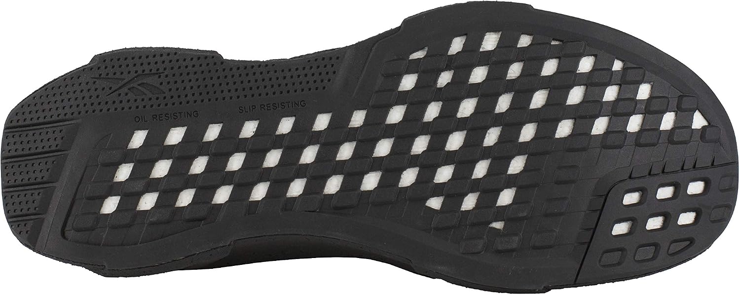 Reebok Work Mens Fusion Flexweave Slip Resistant Composite Toe Work/Duty - Black
