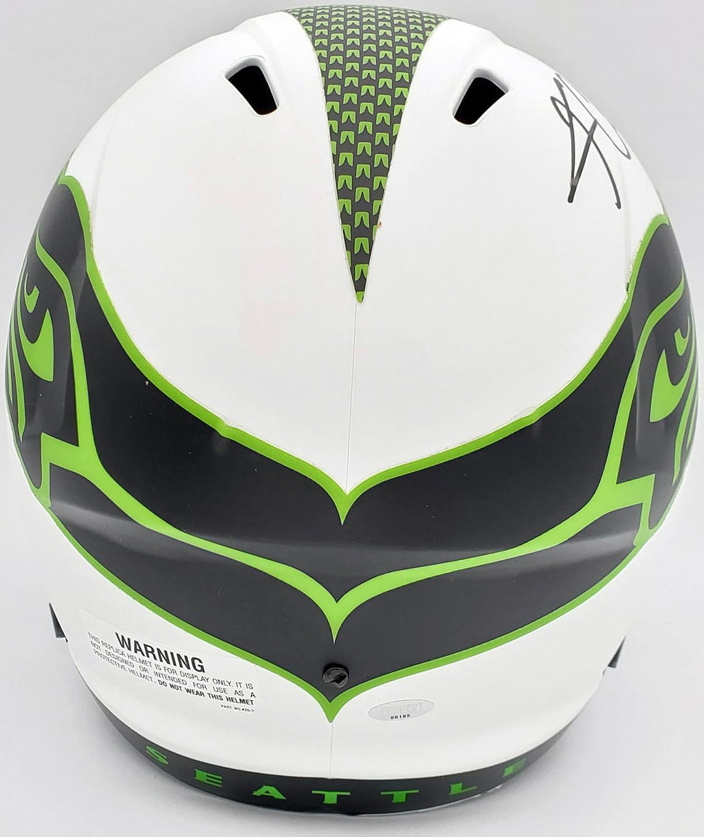 Kam Chancellor Autographed Seattle Seahawks Lunar Eclipse Full Size Replica Speed Helmet MCS Holo Stock #197178 - Autographed NFL Helmets