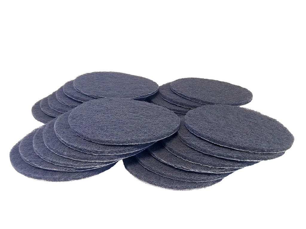 Starcke Scouring Pads, 5 inch 50 Pack Sanding Pads, Grey Automotive Sandpaper for Automotive Paint & Paint Supplies, Ultra Fine Auto Body Supplies, Synthetic Fiber Surface Conditioning Scuff Pad