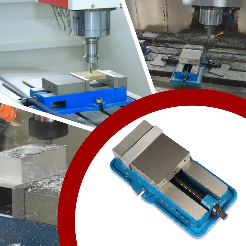 findmall Accuracy Mill Vise Without Base 6 X 5-1/2' for Milling Shaping and Drilling Machines