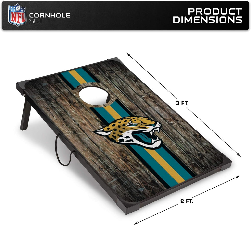 Wild Sports NFL 2' x 3' MDF Deluxe Cornhole Set - with Corners and Aprons