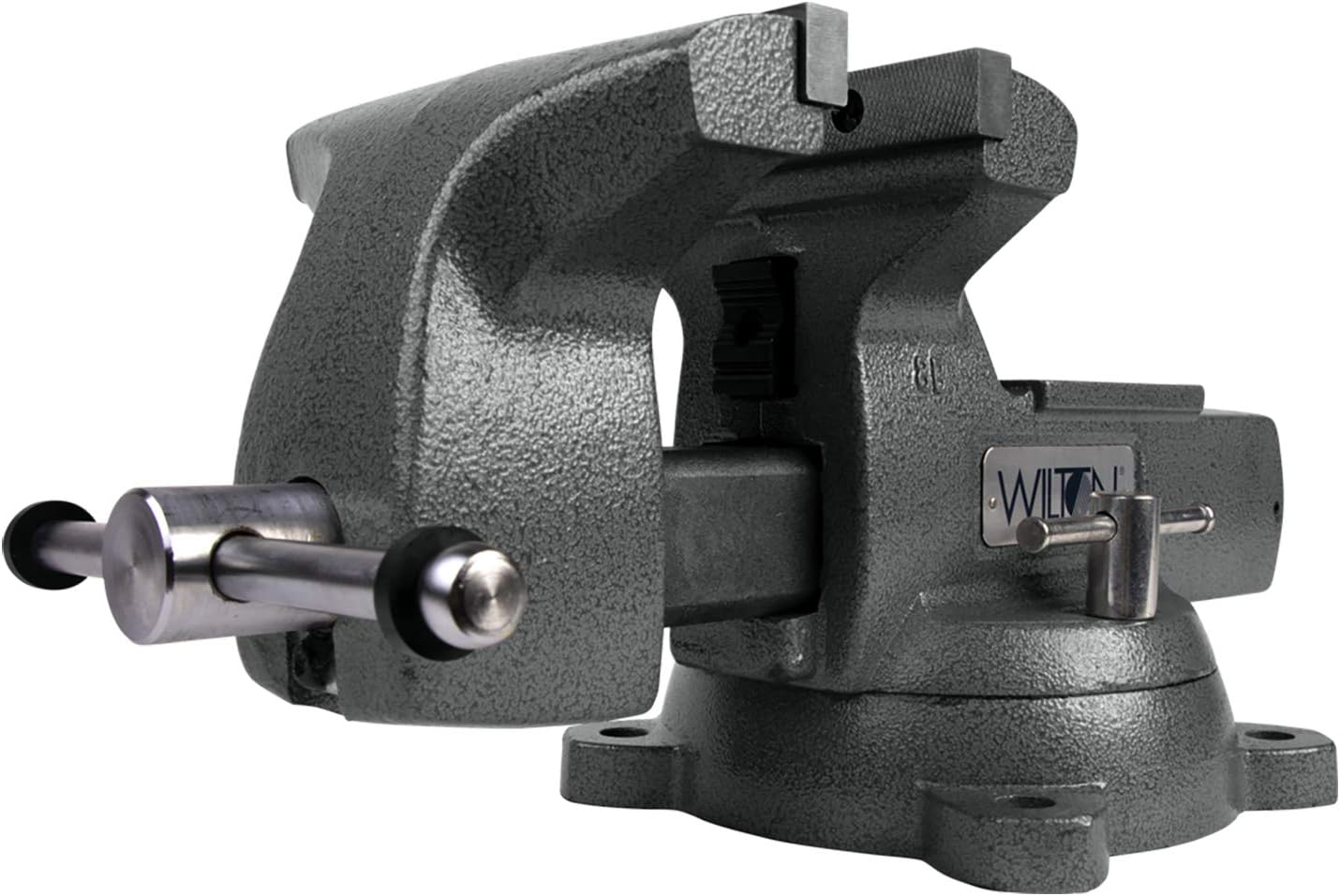 Wilton Mechanics Bench Vise, 8' Jaw Width, 8-1/4' Jaw Opening, 4-3/4' Throat (Model 748A)