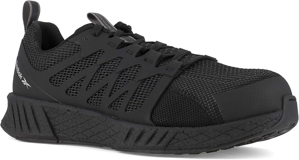 Reebok Work Mens Fusion Flexweave Slip Resistant Composite Toe Work/Duty - Black