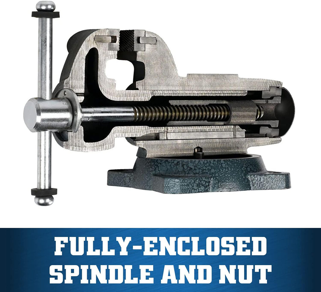 Wilton Tradesman Bench Vise, 8' Jaw Width, 7' Max Jaw Opening, 4-3/4' Throat (Model 1780A)