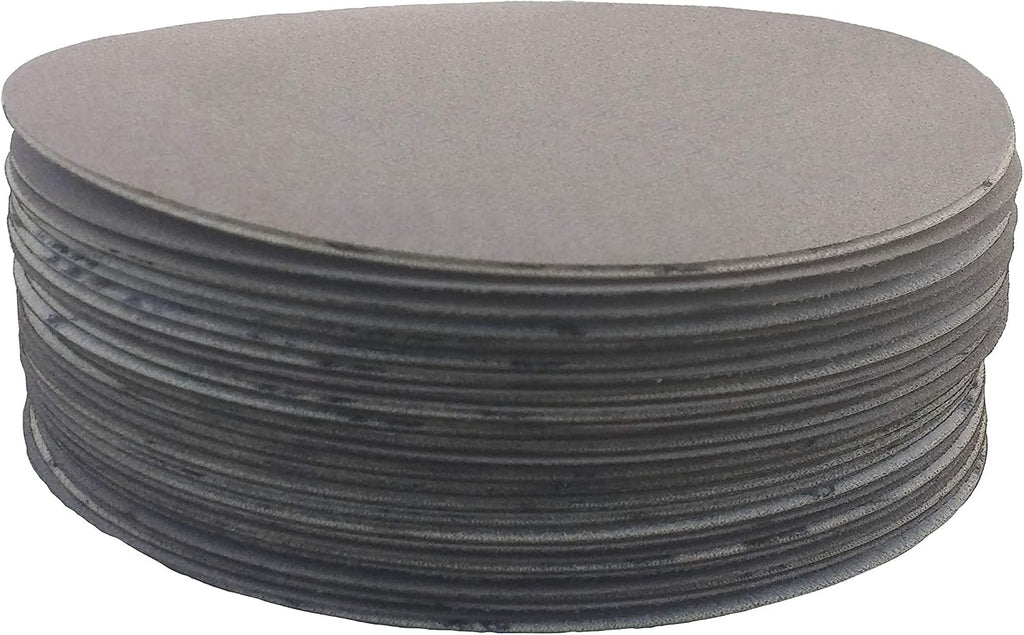 11 inch Sanding Discs Hook and Loop Round Sand Paper Disc, White Aluminum Oxide No Hole Hook and Loop Sanding Discs, 2000 Grit Sandpaper Auto Body Sandpapers for Wood, Paint, Metal & Plastic, 50 Pack