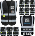Custom Safety Vest Class 2 High Visibility Reflective Vest