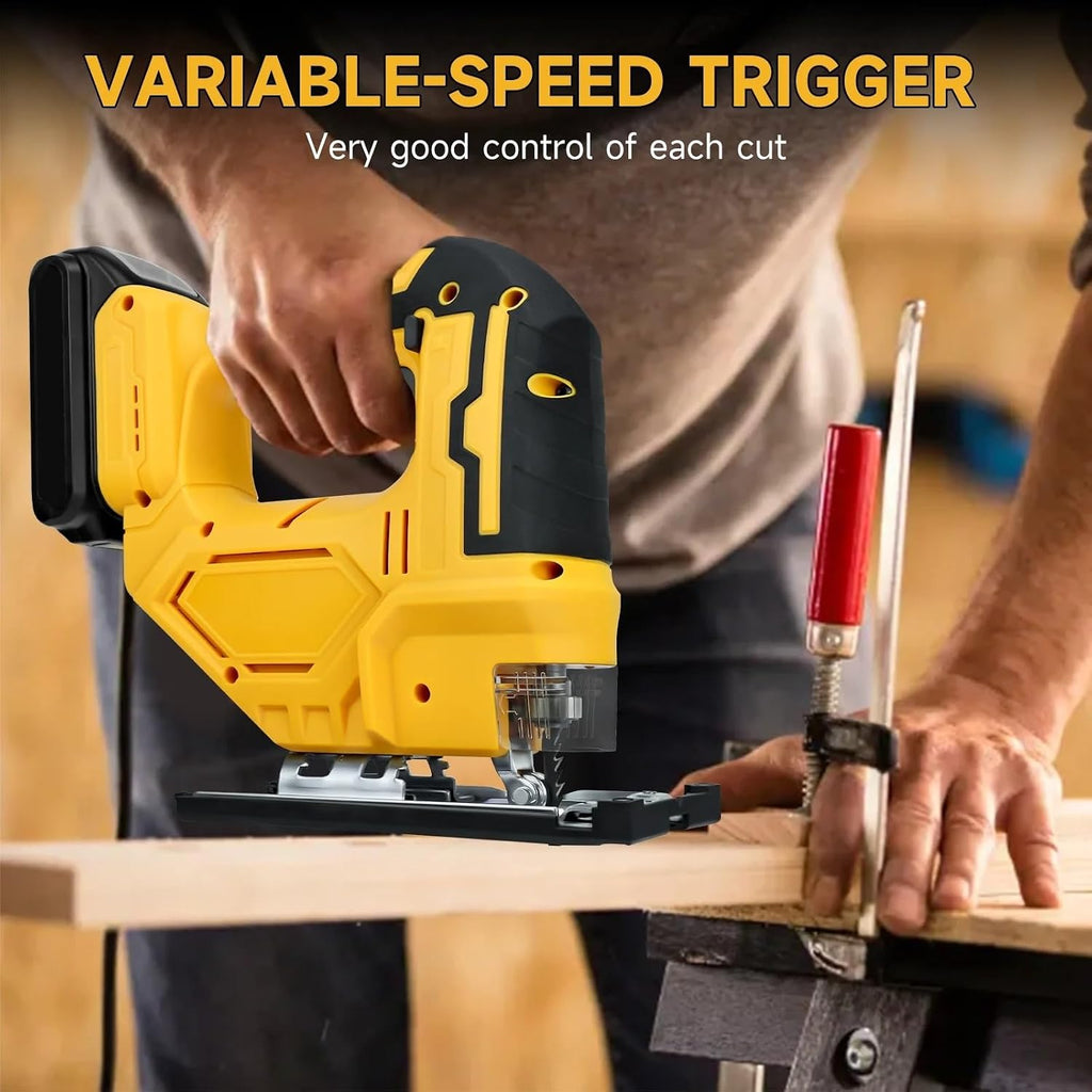 Reciprocating Saw, Electric Jig Saw Cordless Jigsaw Woodworking Tool