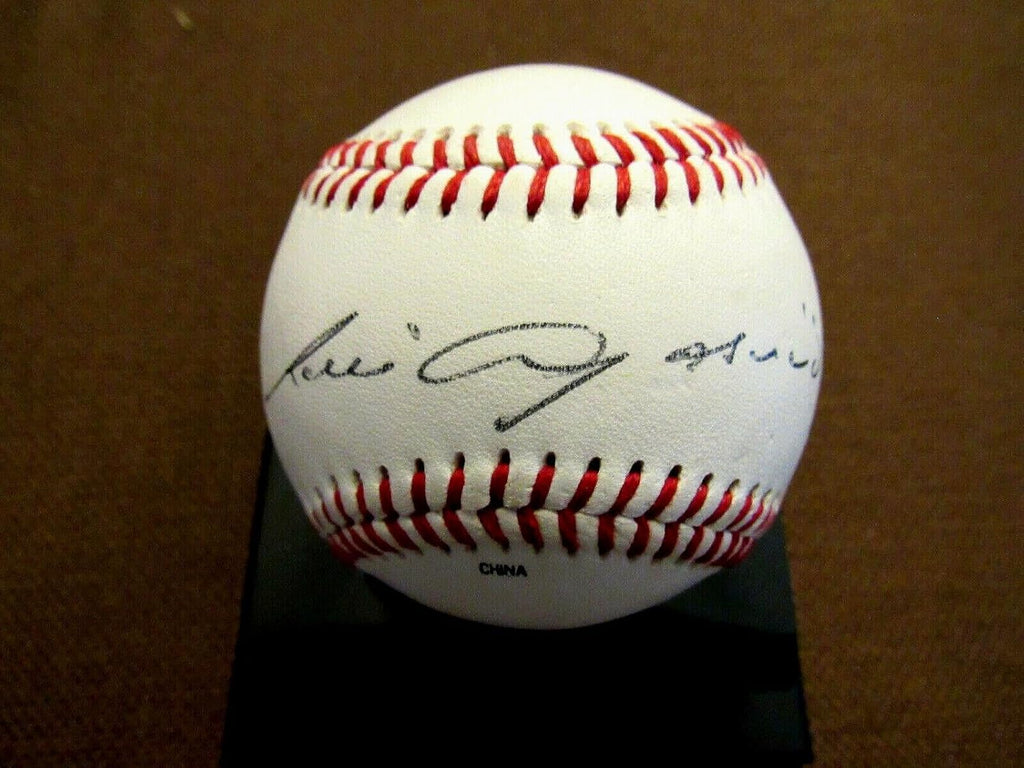 Luis Aparicio Chicago Sox Orioles Hof Signed Auto Oml Baseball Psa/dna - Autographed Baseballs