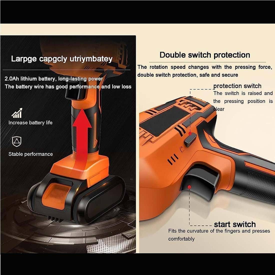 Commercial Household Electric Slaughtering Machine, Reciprocating Saw, Cordless Bone Saw, Professional Handheld, Multifunctional Machine, Meat, Pork, Fish And Ribs,2-2