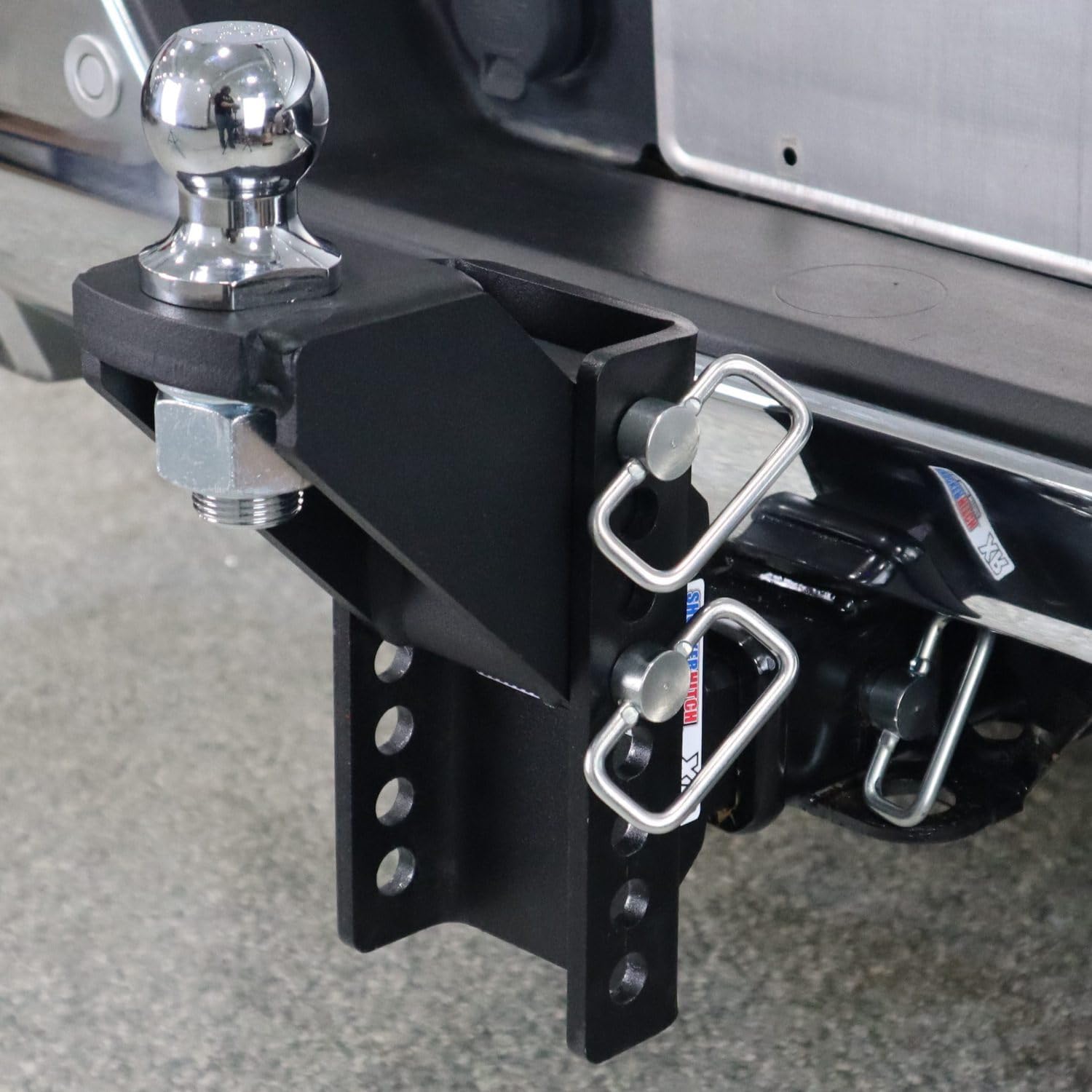 Shocker XR Raised Ball Mount Hitch, Fits 2-1/2'Hitch Has 2' Ball