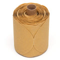 Cubitron II 3M Stikit Gold Paper Disc Roll 216U, P80 A-Weight, 5 in x NH, Die 500X, 125 Discs per roll