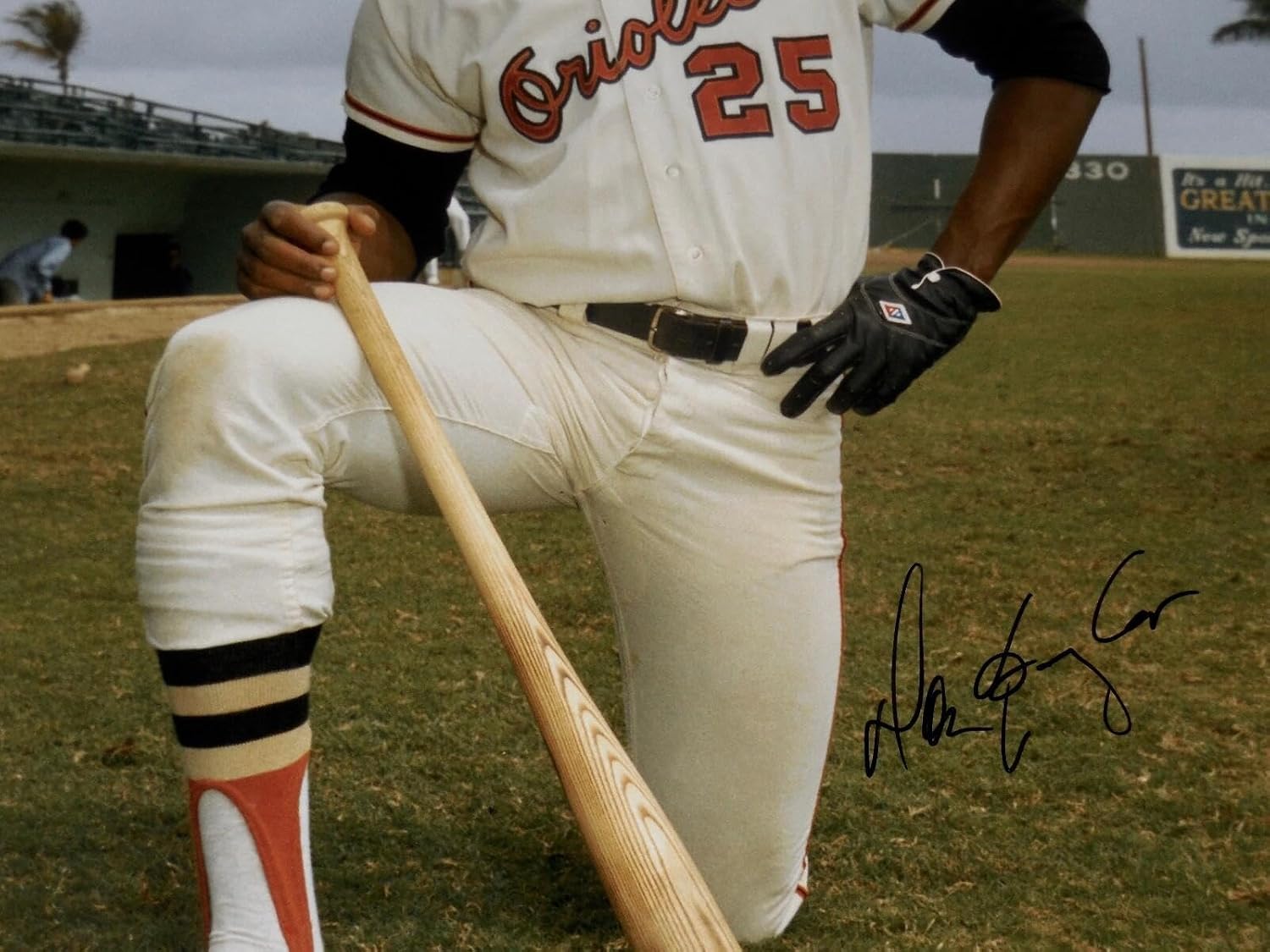 ORIOLES AUTOGRAPHED 16x20 PHOTO LOT - Boog Powell, Don Baylor, & Paul Blair! - Autographed MLB Photos