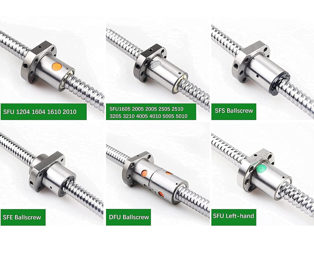 20mm Ballscrew Kit SFU2010 RM2010 Anti-Backlash Ball Screw, L 37.01 inch / 940mm 10mm Pitch + Ball Screw Nut + BK/BF15 Bearing End Supports + Coupler + Nut Housing for CNC Machine