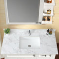 31x22 Marble Bathroom Vanity Top with Sink, Vanity Top with Sink with Pre-drilled Holes and 4' Backsplash, Perfect for Home & Rental Properties