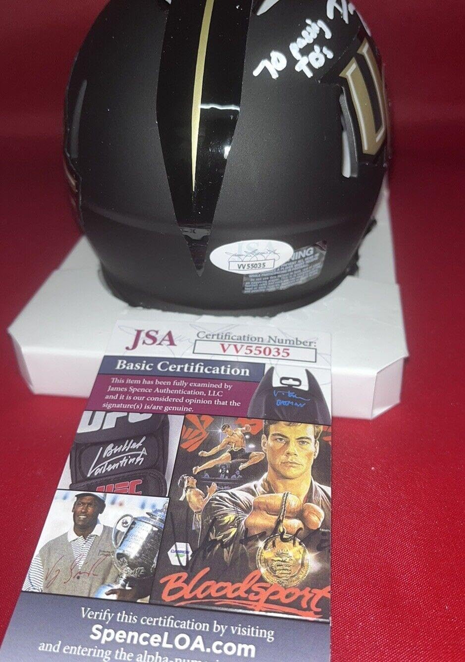 Dillon Gabriel Signed Ucf Knights Mini Helmet Jsa Central Florida Stat Helmet 2 - Autographed College Helmets