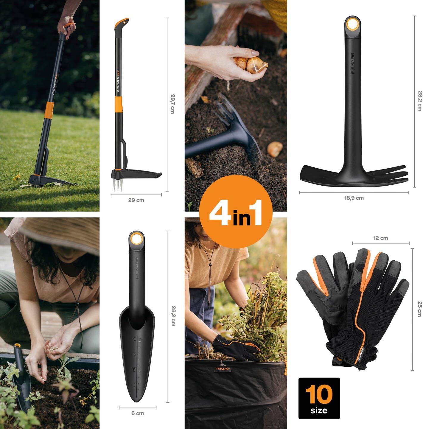 Xact Weed Picker + Gardening Tools