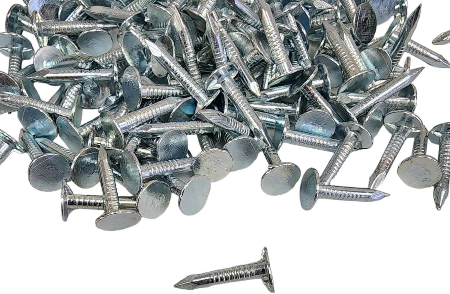3/4-Inch Professional Galvanized Roofing Nails Professional Grade - .75 Inch Used to fasten roofing felt, asphalt singles & insulation board (17450)