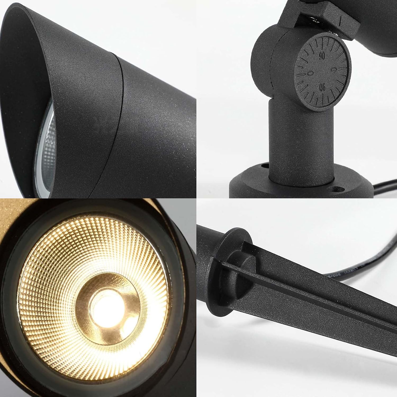 Outdoor Landscape Spotlights Solar Spot Outdoor Landscape, Led Lighting Waterproof Graden Lights, Color Changing Spotlights, Solar Lights Garden Floor Lamps for Yard, Pat