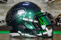 Seattle, Seahawks Collectible Speed Authentic Helmet - Rivalries GG Special Edition - with Free USA Flag Decal - Green Gridiron