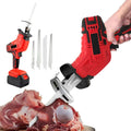 Meat and Bone Saw, Commercial Home Butchers Saw, Electric Reciprocating Saw, Handheld Cordless Saw, for Wood/Metal/PVC Pipe/Trees Trimming
