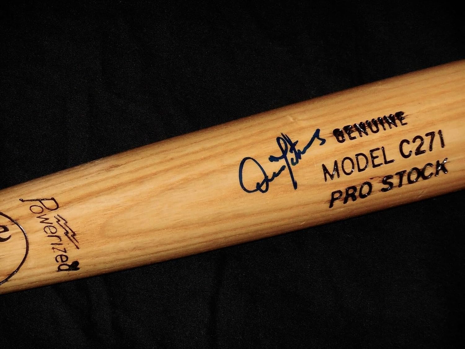 DENNIS MARTINEZ AUTOGRAPHED BAT (BALTIMORE ORIOLES) - Spring Training Used Bat! - Autographed MLB Bats