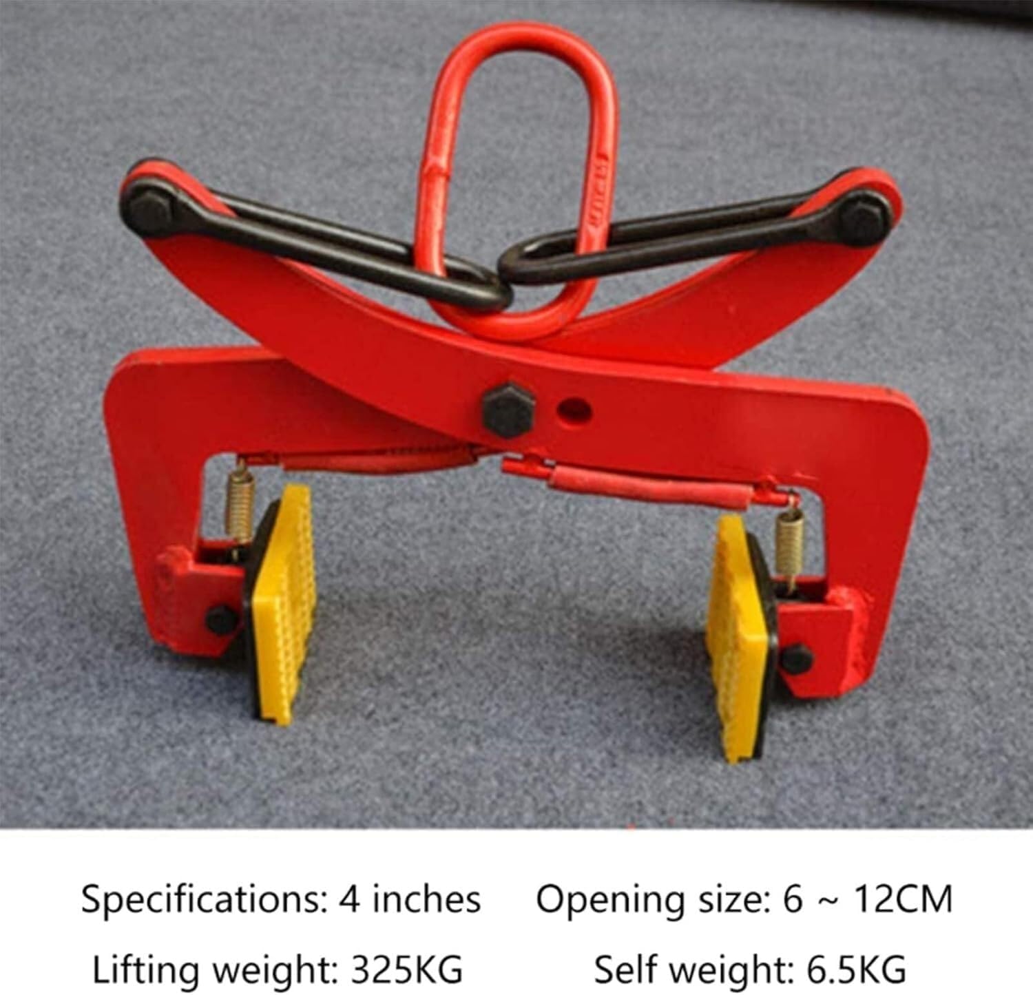 Lifting Clamps,Lifting Clamp Jaw Opening 4 Inch Vertical Plate Clamp for Lifting and Transporting Steel Plates and Structures, A1