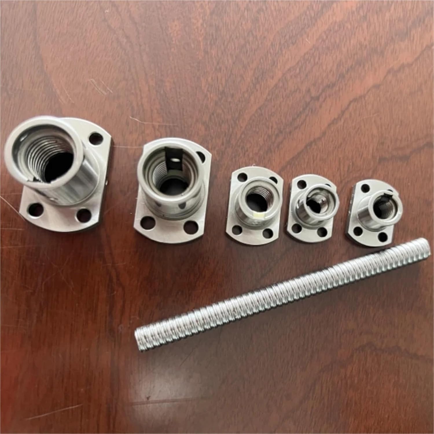C5 Miniature Ball Screw SFK0801 8mm 10mm 0801 Length 60mm with Ball Nut 3D Printer