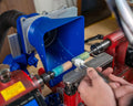 Simple Dust Collection System for Split-Bed Wood Lathe (Fits 4' Tubing, TurnCrafter Commander 10' Midi Lathe)