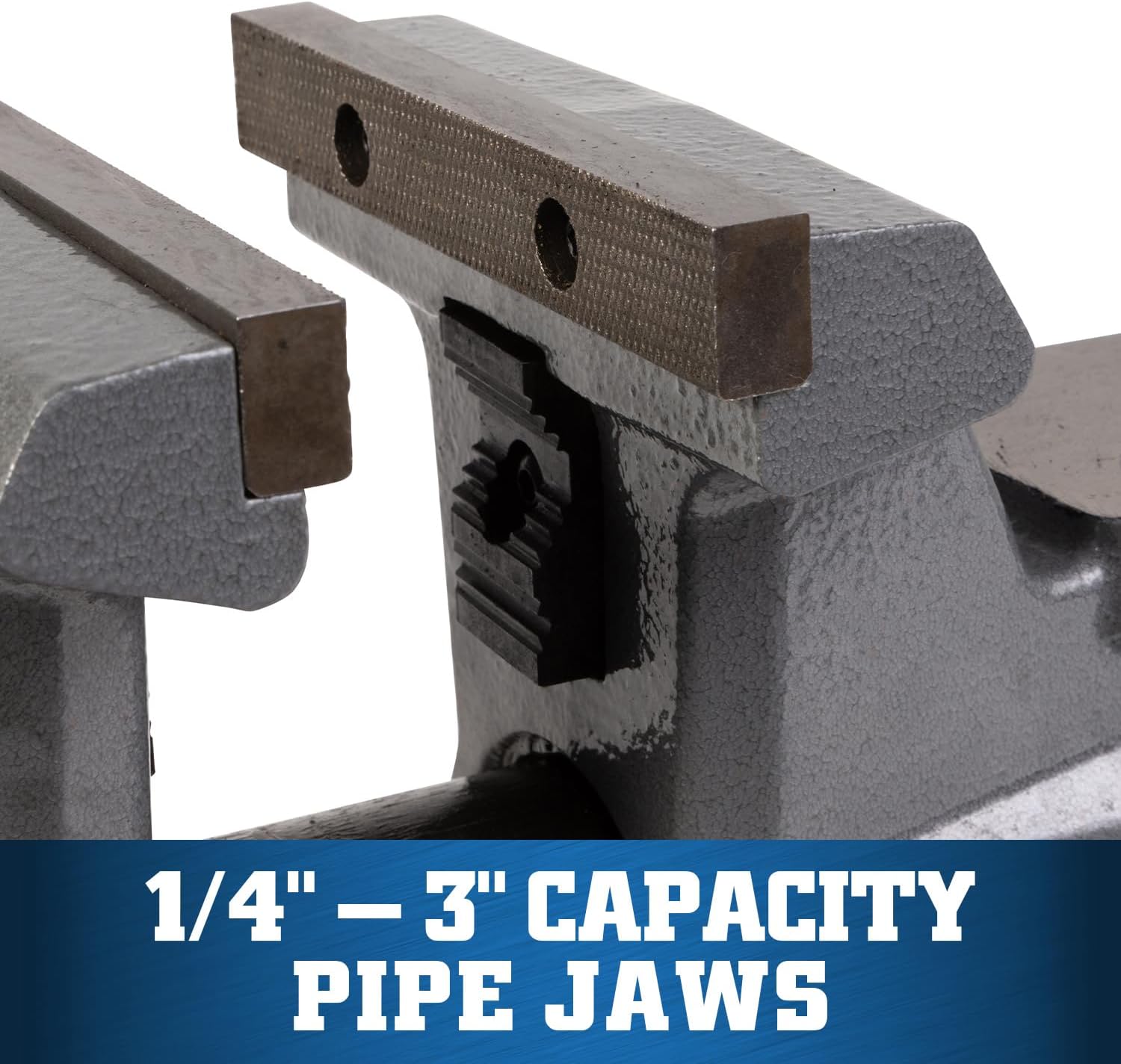 Wilton Mechanics Pro Bench Vise, 5-1/2' Jaw Width, 5' Jaw Opening, 3-5/8' Throat (Model 855M)