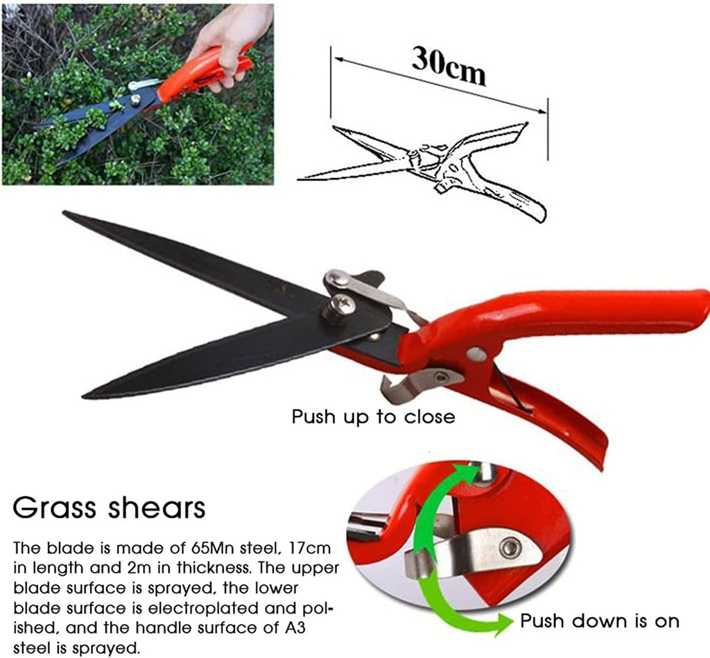 Gardening Tools, 12 Piece Heavy Duty Gardening Tools, Stainless Steel Gardening Hand Tools with Storage Organizer & Ergonomic Handle
