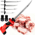 Pro Cordless Electric Fillet/Small Bone Knife - Reciprocating Fish Filet/Meat Saw,Rechargeable Wor Camping & Fishing Trips,With 4 Blades, 2 * 2000mAh Batteries & A Secure Safety Lock