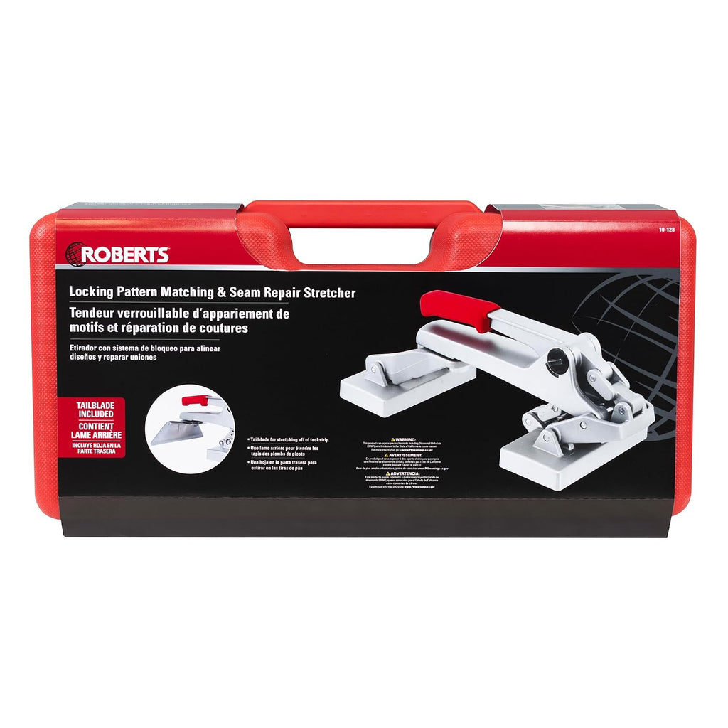 ROBERTS 10-128 Locking Handle Mini Carpet Stretcher for Pattern Matching and Seam Repair