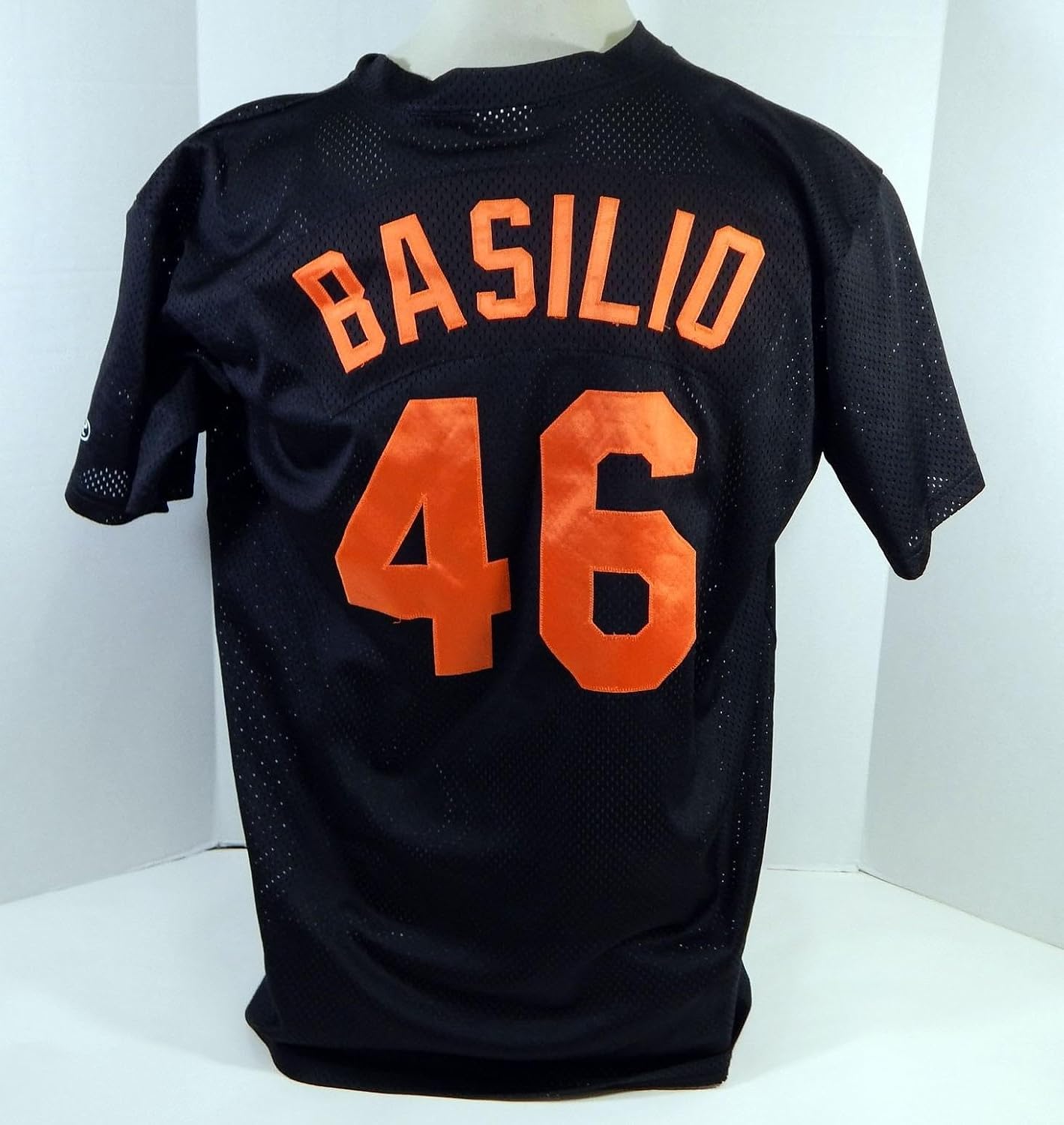 Baltimore Orioles Manny Basilio #46 Game Used Jersey E Spring Training 3 - Game Used MLB Jerseys