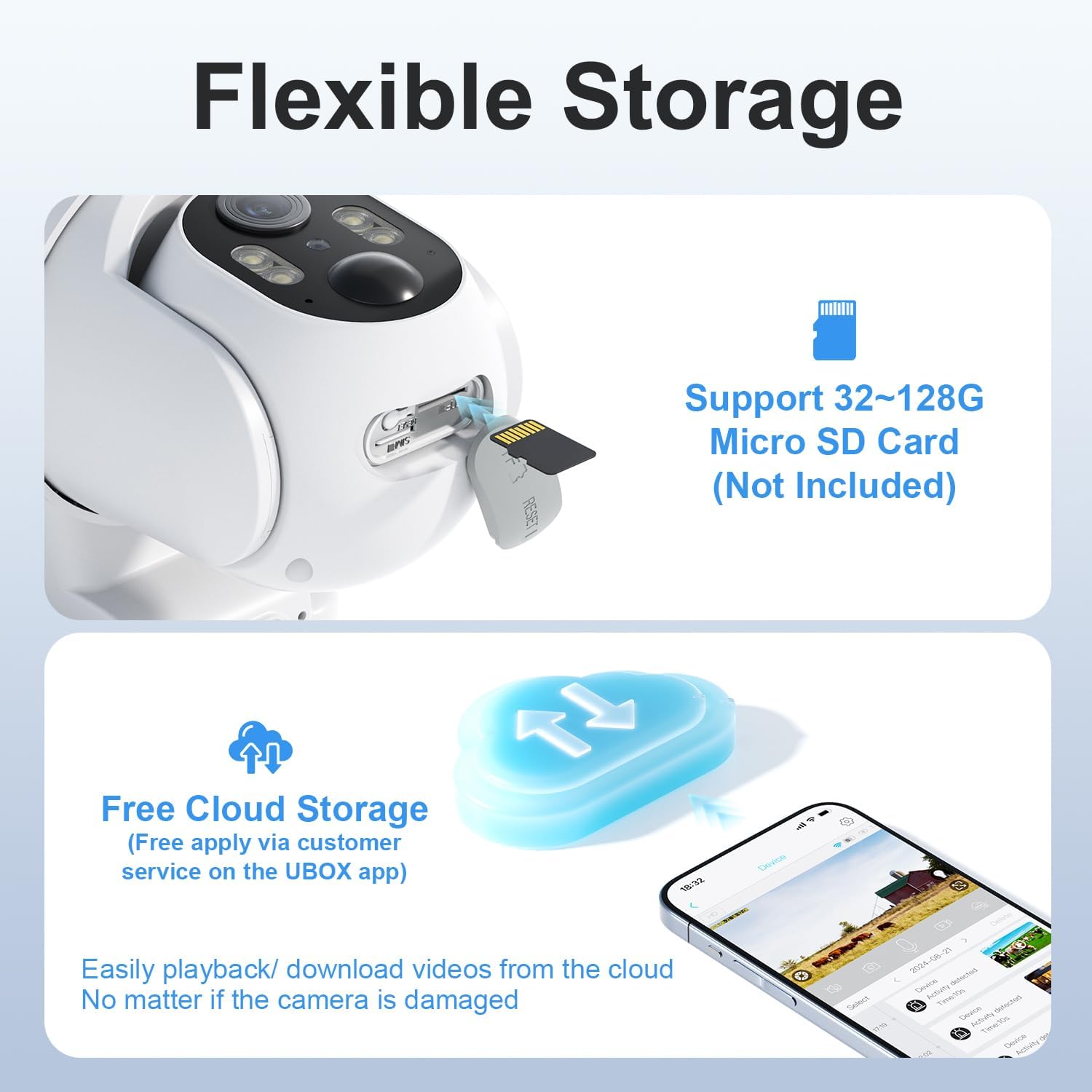 4G LTE Cellular Security Cameras Wireless Outdoor, Free Cloud Storage, 2K No WiFi Security Camera, Solar Camera Outdoor Wireless, Human Detection, 360 PTZ, 2-Way Talk, IP66 (Global Version)