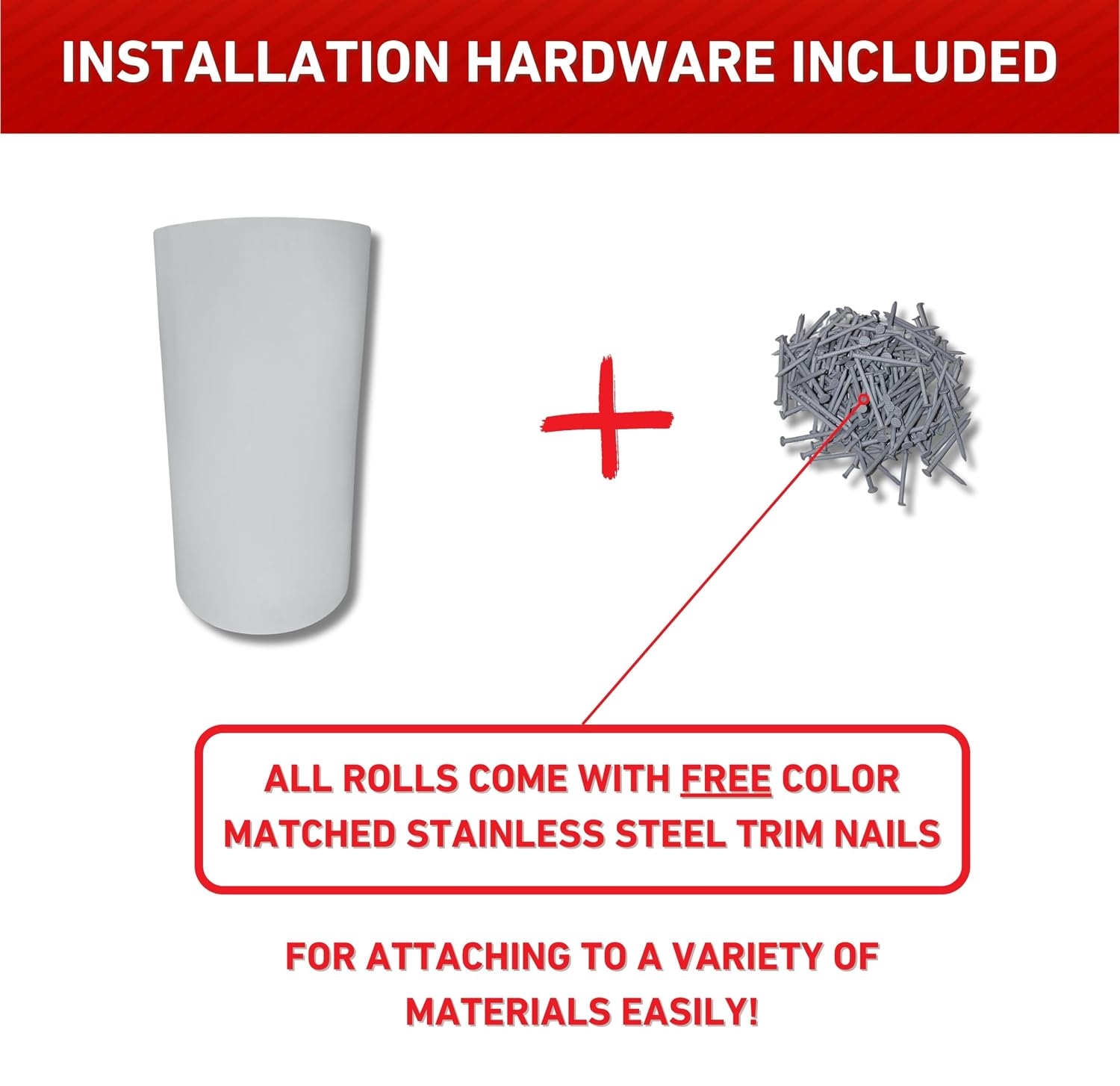 Eagle 1 Aluminum/Vinyl Siding Coil (Multiple Sizes) Each Roll Includes Free 1.25' Matching Stainless Steel Trim Nails - Fascia Cover- Aluminum Flashing Roll (18' x 50 FT, Black)