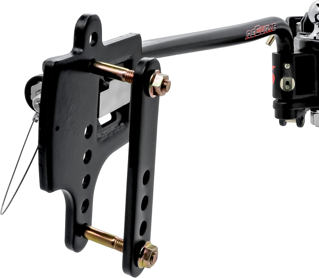 Camco Eaz-Lift ReCurve R6 600lb Camper/RV Weight Distribution Hitch -Features Premium Adaptive Sway Control & 2-5/16' Hitch Ball w/15,000lb Max Rating - 800lb Max Tongue Weight Rating (48731)