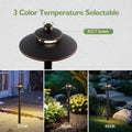 LITFIT Low Voltage Landscape Spotlights Kit, 3CCT Adjustable 12V LED Landscape Lighting, Oil Rubbed Bronze Aluminum Housing, 3.4W 155LM and 7.5W 410LM Die-cast Aluminum