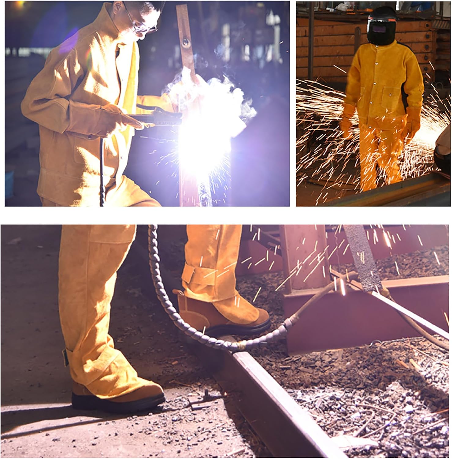 Work Overall Uniform Men Women Working Coveralls Welding Suit Workshop Mechanical Uniform Work Clothes Warehouse Suit,Blue,L