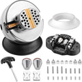 DZQ Ball Vise 4' Engraving Setting Tool 360°Rotation Professional Ball Vise 36PCS Attachment Jewelry Engraving Block Tools Standard Block
