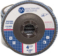 Benchmark Abrasives 4.5' x 7/8' Premium Zirconia T29 Angled Flap Discs 4 1/2 for Angle Grinder, Sanding Discs, Finishing, Rust, Stock Removal- Grinding Wheels 4 1/2 Inch (100 Pack) - 80 Grit