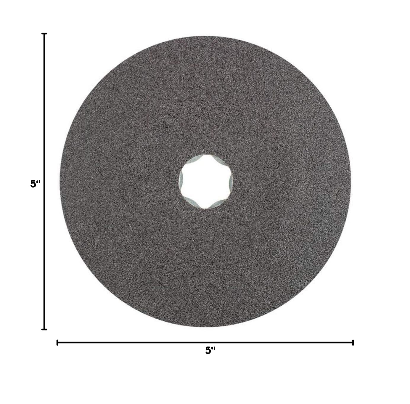 PFERD 40029 COMBICLICK Fiber Disc, 5' Dia. Silicon Carbide C, 60 Grit (25pk)