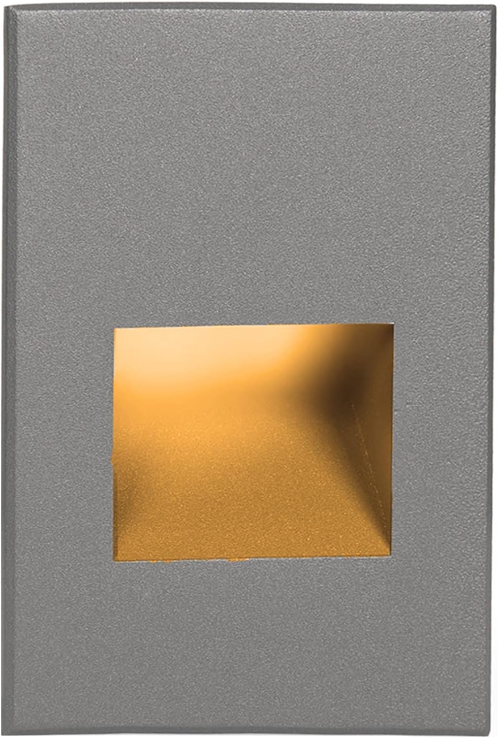 WAC Landscape Lighting, LEDme 120V LED Vertical Indoor and Outdoor Step and Wall Light Amber 1800K LED in Graphite